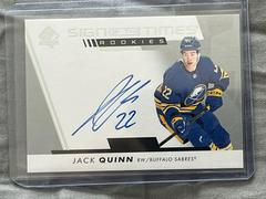 Jack Quinn Hockey Cards 2022 SP Authentic Sign of the Times Rookies Prices