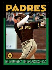 Manny Machado [Green] #86B-37 Baseball Cards 2021 Topps 1986 35th Anniversary Prices