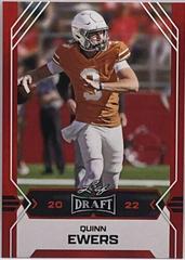 Quinn Ewers [Red] #4 Football Cards 2022 Leaf Draft Prices