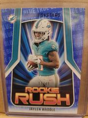Jaylen Waddle [True Blue] #RR8 Football Cards 2021 Panini Rookies and Stars Rush Prices