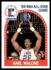 Karl Malone [All-Star] Basketball Cards 1989 Hoops Prices