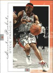Steve Francis #75 Basketball Cards 2000 Fleer Genuine Prices