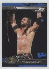 Adam Cole Wins the NXT North American Championship [Blue] Wrestling Cards 2019 Topps WWE NXT Prices