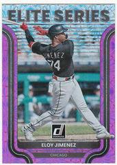 Eloy Jimenez [Pink Fireworks] #ES-9 Baseball Cards 2022 Panini Donruss Elite Series Prices