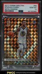Stephen Curry [Neon Orange] Basketball Cards 2017 Panini Spectra Prices
