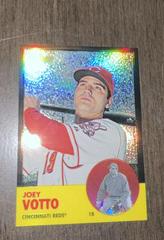 Joey Votto [Black Refractor] Baseball Cards 2012 Topps Heritage Chrome Prices