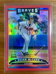 Brian McCann [Red Refractor] #174 Baseball Cards 2006 Topps Chrome Prices