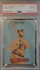 Babe Ruth #147 Baseball Cards 1967 Venezuela Topps Prices