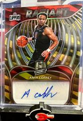Amir Coffey [Gold] Basketball Cards 2021 Panini Spectra Radiant Signatures Prices