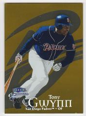 Tony Gwynn [Gold] #79G Baseball Cards 1999 Fleer Brilliants Prices