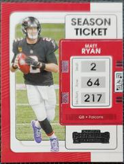Matt Ryan #4 Football Cards 2021 Panini Contenders Prices
