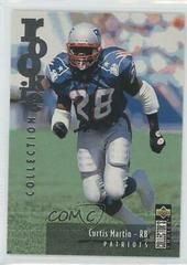 Curtis Martin [Silver] Football Cards 1995 Collector's Choice Update Prices