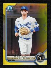 Bobby Witt Jr. [Yellow Refractor] Baseball Cards 2022 Bowman Chrome Prospects Prices