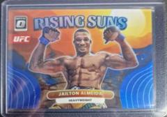 Jailton Almeida [Blue] #11 Ufc Cards 2023 Panini Donruss Optic UFC Rising Suns Prices