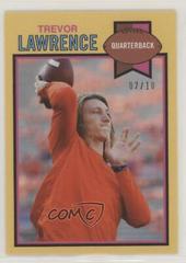 Trevor Lawrence [Yellow] #19 Football Cards 2021 Topps X Trevor Lawrence Prices
