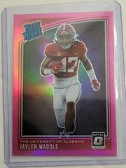 Jaylen Waddle [Pink] Football Cards 2021 Panini Chronicles Draft Picks Prices