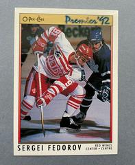 Sergei Fedorov Hockey Cards 1992 O-Pee-Chee Premier Prices