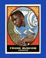 Frank Buncom Football Cards 1967 Topps Prices