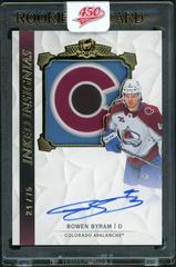 Bowen Byram Hockey Cards 2020 Upper Deck The Cup Inked Insignias Autograph Patch Prices