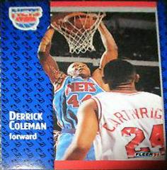 1991-92 Fleer Rookie Sensations #3 Derrick Coleman - NM-MT
