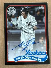 Anthony Volpe [Black] Baseball Cards 2024 Topps 1989 Autograph Prices