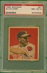Alvin Dark #67 Baseball Cards 1949 Bowman Prices