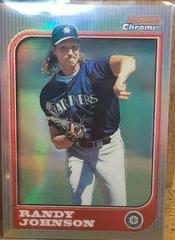 Randy Johnson [Refractor] #55 Baseball Cards 1997 Bowman Chrome Prices