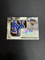 Francisco Alvarez [Team Logo] Baseball Cards 2023 Topps Inception Autograph Jumbo Hat Patch Prices