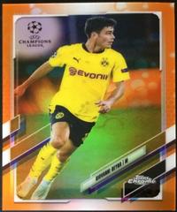 Giovanni Reyna [Orange] #53 Soccer Cards 2020 Topps Chrome UEFA Champions League Prices