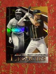 Matt Chapman, Rickey Henderson [Kintsuskuroi Black Gold Refractor] #FL-MCH Baseball Cards 2021 Topps Finest Legacies Prices