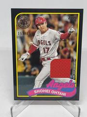 Shohei Ohtani [Black] #89BR-SO Baseball Cards 2024 Topps 1989 Relic Prices