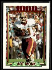 Art Monk Football Cards 1992 Topps 1000 Yard Club Prices