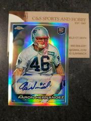 Aaron Hernandez [Autograph Refractor] #C87 Football Cards 2010 Topps Chrome Prices