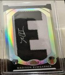 Madison Bumgarner [Autograph Letter Patch Refractor] #161 Baseball Cards 2010 Finest Prices