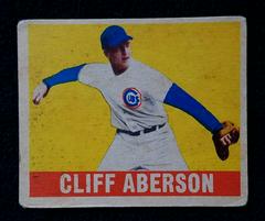 Cliff Aberson Baseball Cards 1948 Leaf Prices