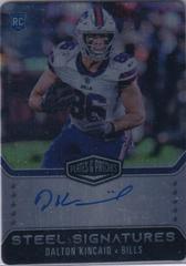 Dalton Kincaid #RSSDKI Football Cards 2023 Panini Plates and Patches Rookie Steel Signatures Prices
