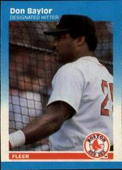 Don Baylor #6 Baseball Cards 1987 Fleer Mini Prices