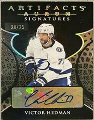 Victor Hedman #AS-VH Hockey Cards 2023 Upper Deck Artifacts Aurum Signatures Prices
