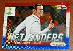 Wayne Rooney [Red White Blue Power Plaid] #9 Soccer Cards 2014 Panini Prizm World Cup Net Finders Prices
