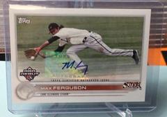 Max Ferguson [Autograph] #PD-101 Baseball Cards 2022 Topps Pro Debut Prices