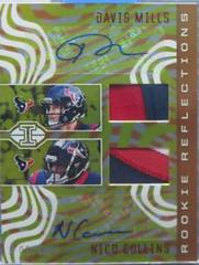 Davis Mills, Nico Collins [Red] #RR-16 Football Cards 2021 Panini Illusions Rookie Reflections Dual Patch Autographs Prices