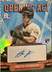 Bryce Johnson [Orange] #OAA-BJ Baseball Cards 2023 Topps Big League Opening Act Autographs Prices