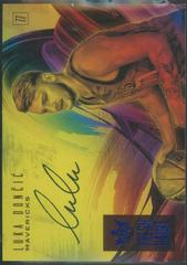 Luka Doncic [Sapphire] #FPLDC Basketball Cards 2018 Panini Court Kings Fresh Paint Autographs Prices