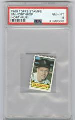 Jim Northrop [Northrup] Baseball Cards 1969 Topps Stamps Prices