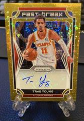 Trae Young [Gold] #FB-TYG Basketball Cards 2021 Panini Prizm Fast Break Autographs Prices