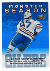 Connor McDavid #MS-20 Hockey Cards 2023 Upper Deck Monster Season Prices