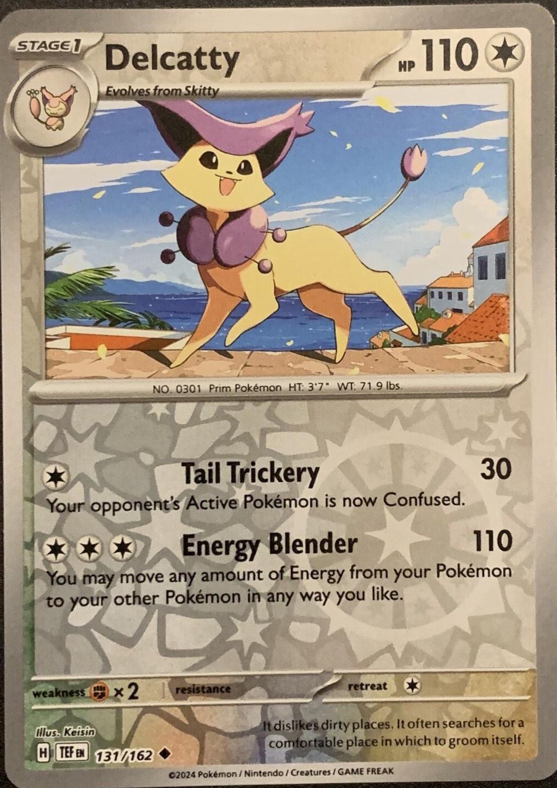 Delcatty [Reverse Holo] #131 Pokemon Temporal Forces