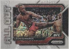 Leon Edwards [White Sparkle] #22 Ufc Cards 2023 Panini Prizm UFC All Out Prices