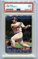 Kirby Puckett #294 Baseball Cards 1994 Leaf Prices