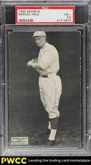 Samuel Hale Baseball Cards 1925 Exhibits Prices